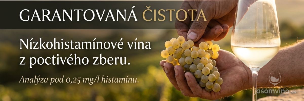 Nízkohistamínové víno - Pôžitok ktorý Vám pristane. 