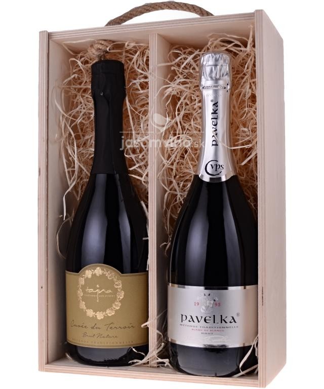 Darčeková kazeta sekt Tajna a Pavelka Darčeková kazeta sekt Tajna a Pavelka