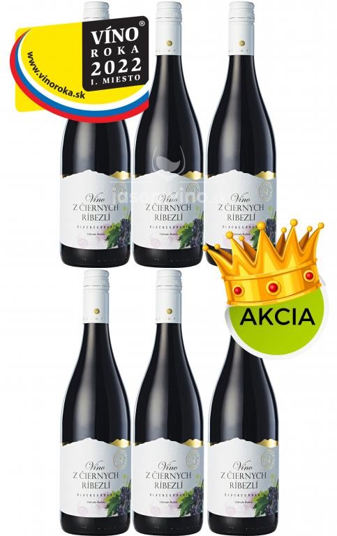 *AKCIA Miluron 5+1 víno z čiernych ríbezlí *AKCIA Miluron 5+1 víno z čiernych ríbezlí