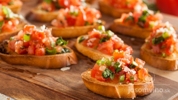 Bruschetta s paradajkami 