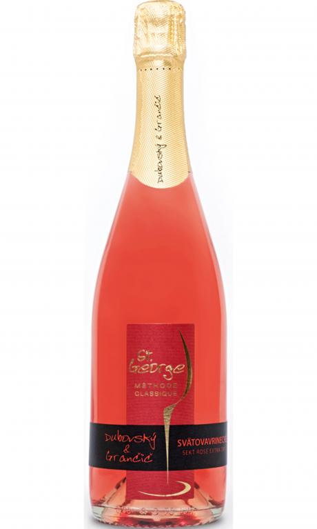 Svätovavrinecké rosé sekt Extra Dry