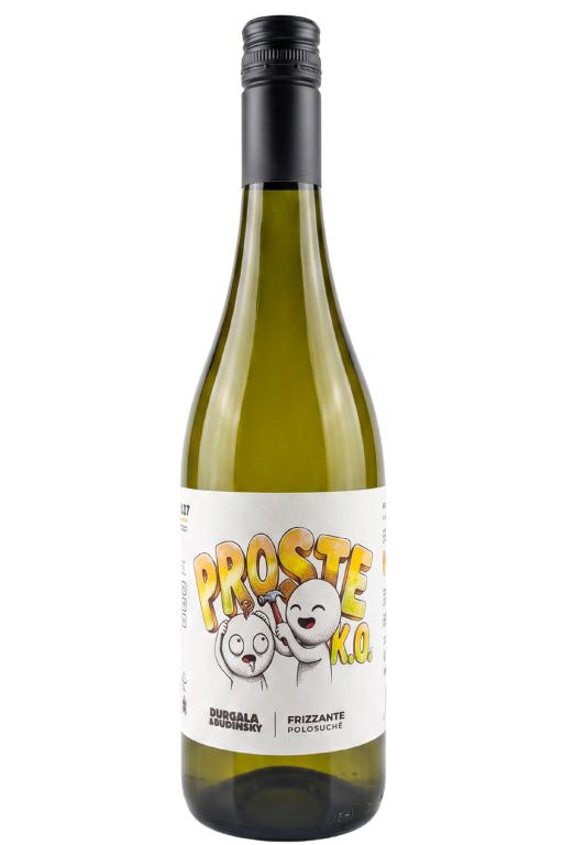 PROSTE K.O. biele perlivé Frizzante  polosuché