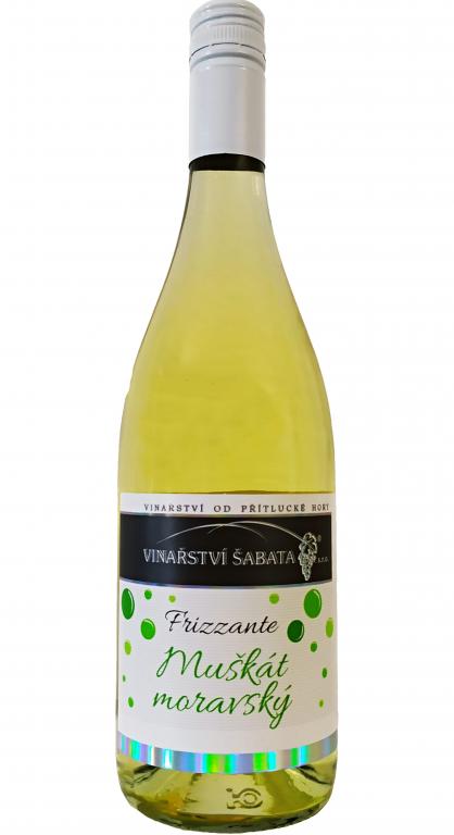 Frizzante Muškát Moravský suché