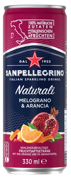 Sanpellegrino Melograno & Arancia 0,33l plech