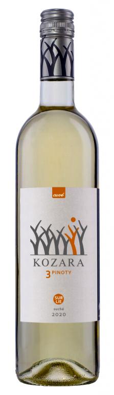 3 Pinoty cuvée biele SURLIE 2020 suché