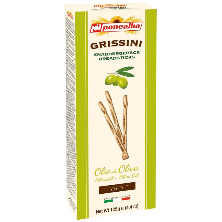 Grissini Panealba s olivovým olejom, 125g