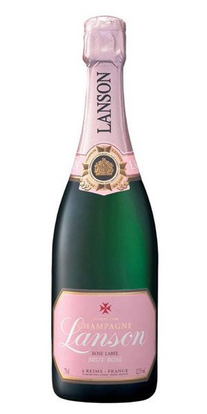 Champagne Lanson Champagne Rosé Label 