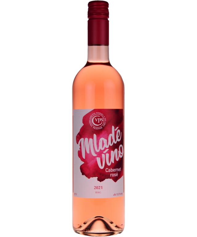  Mladé víno Cabernet sauvignon rosé 2021 suché