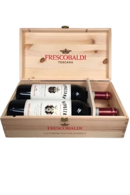 Toscana Frescobaldi 2x Chianti Rúfina Riserva + drevená kazeta