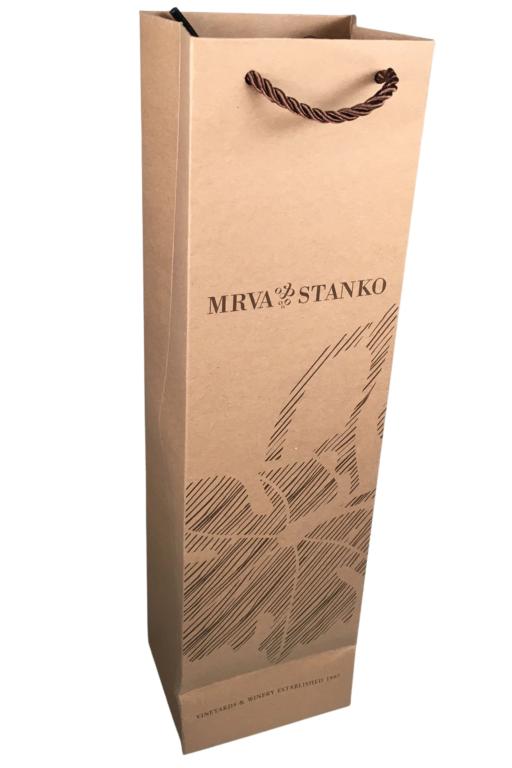 Darčeková taška na jedno víno s logom