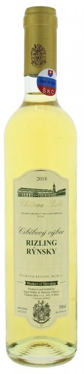 Chateau Belá Rizling rýnsky cibébový výber 2017 sladké