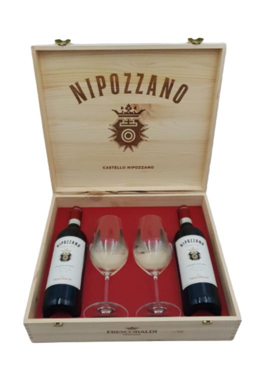 Castello Nipozzano – 2fľ. Chianti Rúfina Riserva + 2 poháre