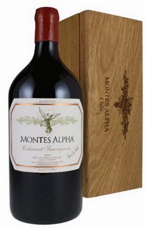 Montes Alpha Cabernet Sauvignon 3L v drevenej kazete