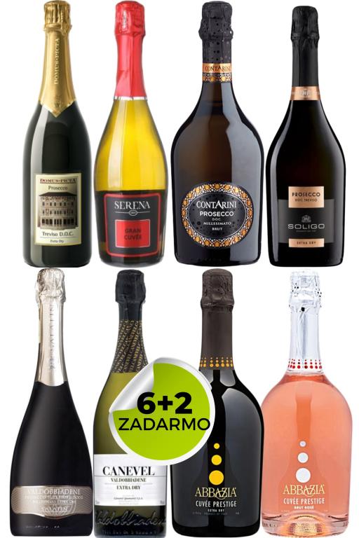 Prosecco letný balíček 6+2 ZADARMO