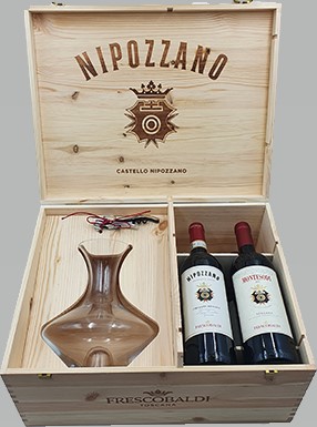 Darčekový drevený box Castello Nipozzano Toskánsko