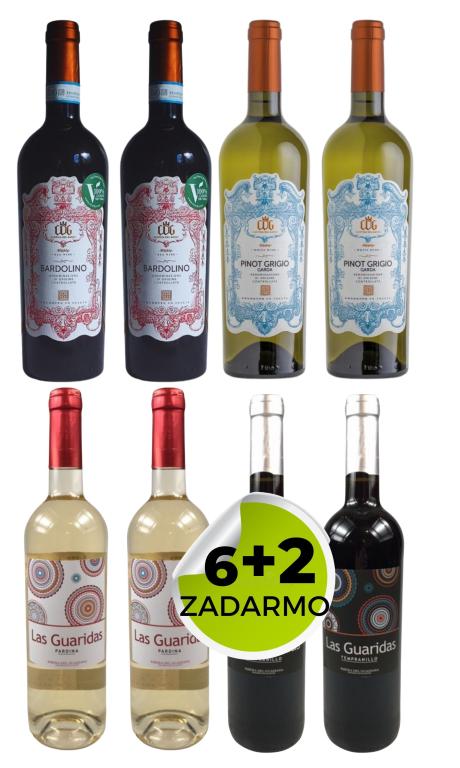 Dolce vita balíček vín 6+2 ZADARMO