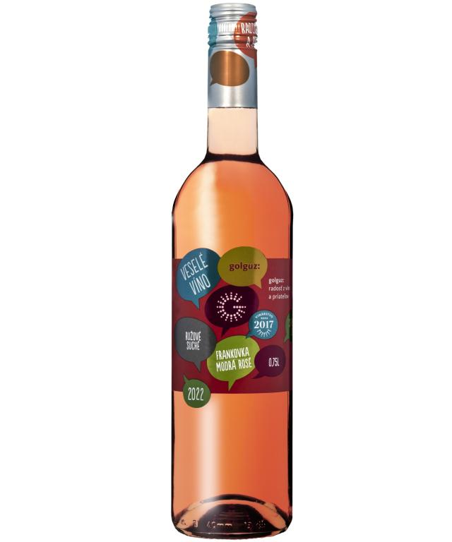 Frankovka modrá rosé veselé 2023 suché