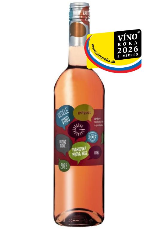 Frankovka modrá rosé veselé 2025 suché