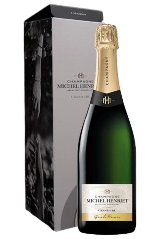 Champagne Michel Henriet Grand Cru Grande reserve darcekove balenie