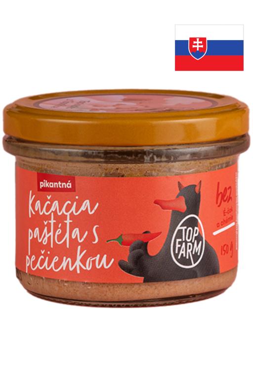 Kačacia paštéta s pečienkou - pikantná 150g