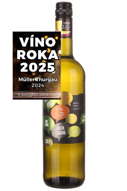 Müller Thurgau 2024 suché VÍNO ROKA 2025