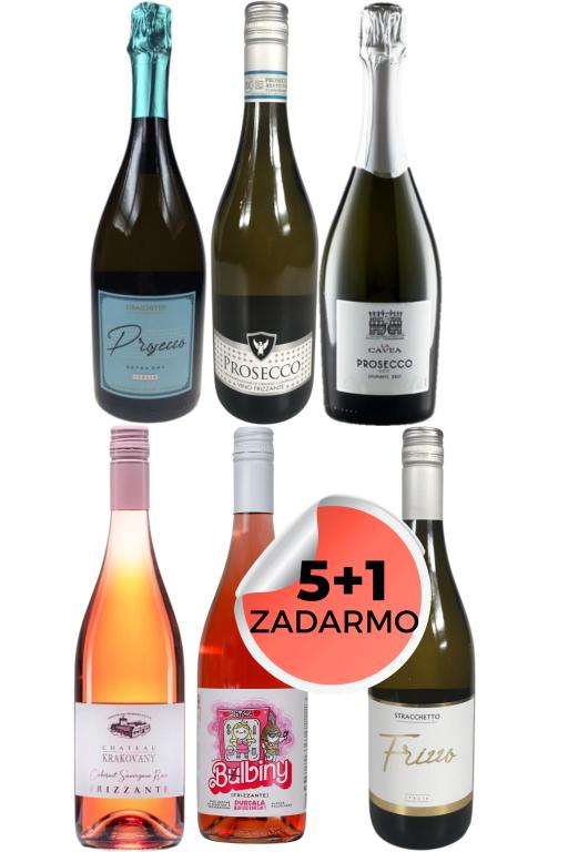Akciový MIX Prosecco a Frizzante 5+1 ZADARMO