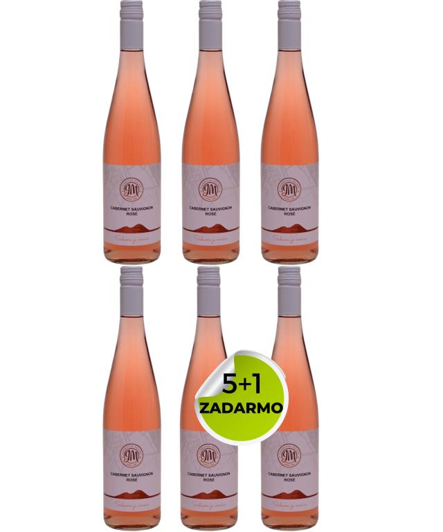 Cabernet Sauvignon rosé polosuché 5+1 ZADARMO