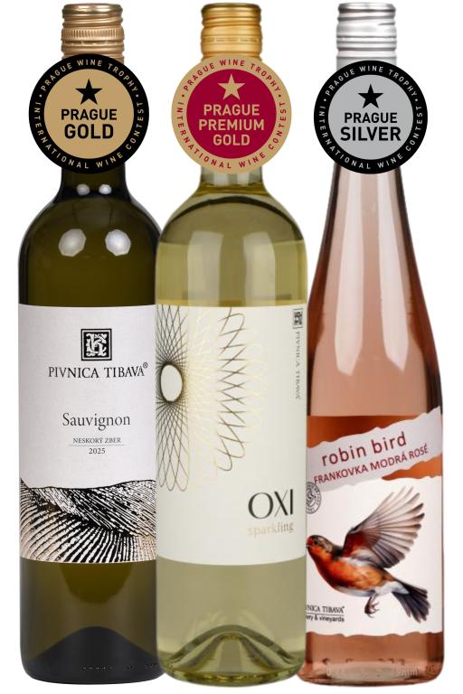 Medaillové trio z Prague Wine Trophy  2+1 zadarmo